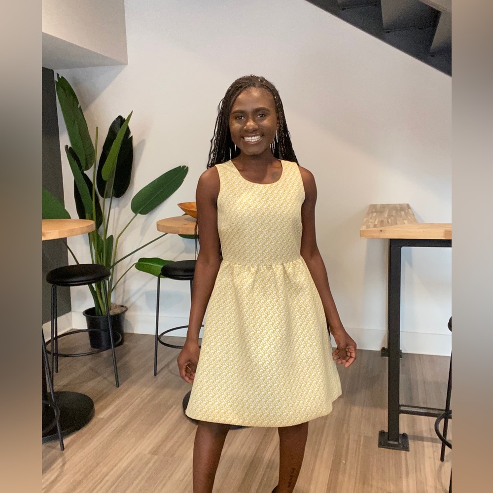 J Crew Yellow Dress